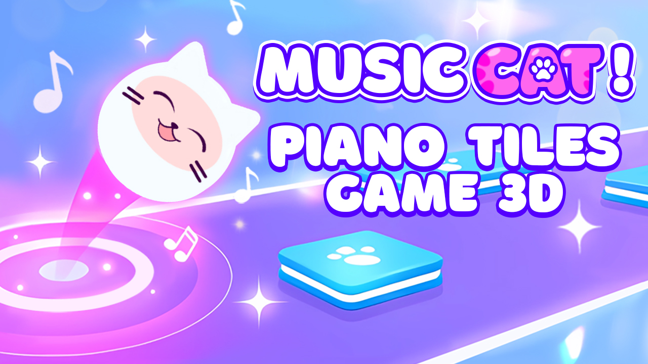 Play Music Cat! Piano Tiles Game 3D